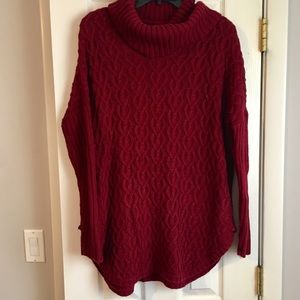 NWOT Between Me & You Red Oversized Sweater